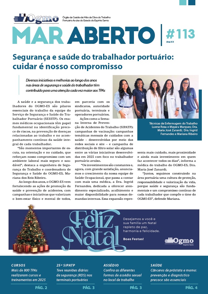 SEGURANÇA E SAÚDE DO TRABALHADOR PORTUÁRIO